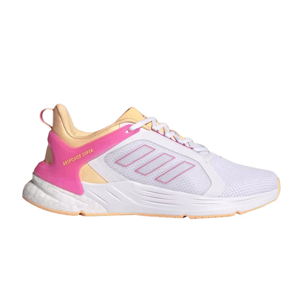 Adidas Women's Response Super 2.0 White Screaming Pink