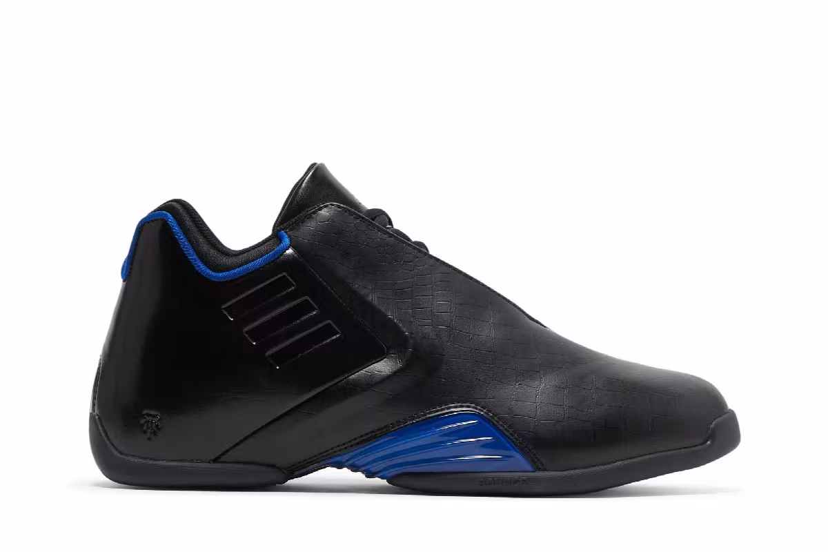 adidas T-Mac 3 Black Royal Blue, view 2