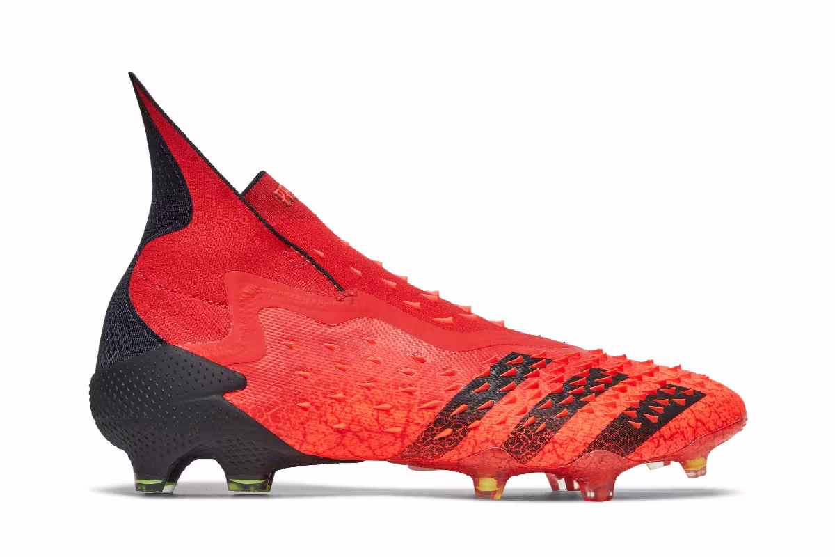 Adidas Predator Freak+ FG Demonskin - Solar Red, view 2