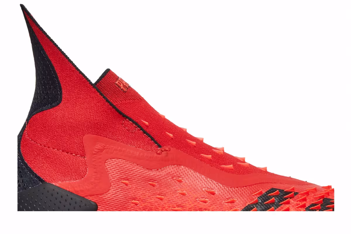 Adidas Predator Freak+ FG Demonskin - Solar Red, view 3
