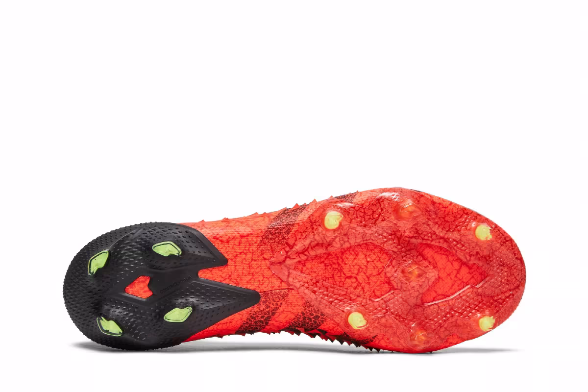 Adidas Predator Freak+ FG Demonskin - Solar Red, view 5