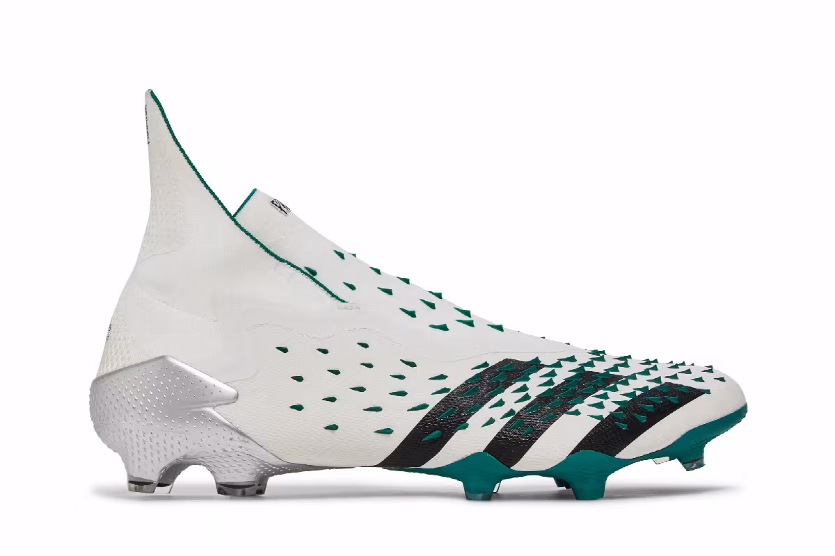 adidas Predator Freak+ EQT FG Demonskin - White Sub Green, view 2