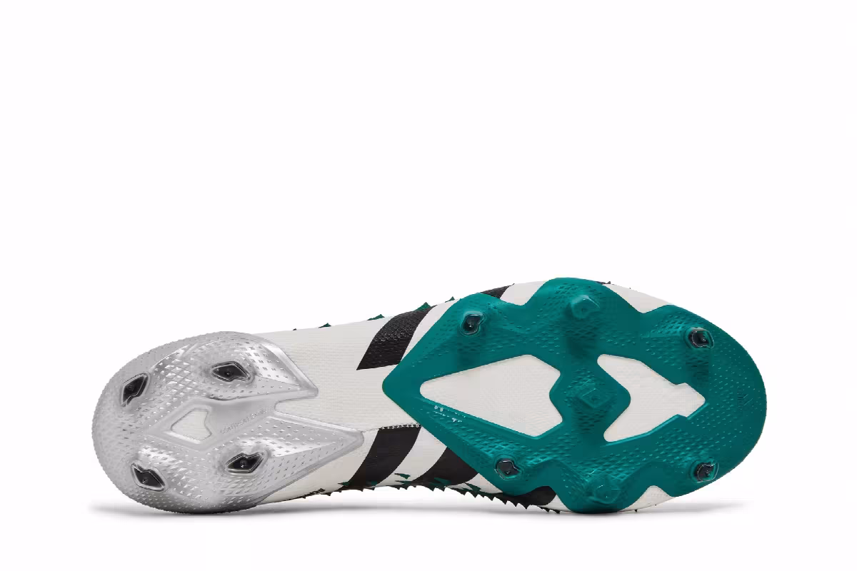 adidas Predator Freak+ EQT FG Demonskin - White Sub Green, view 5