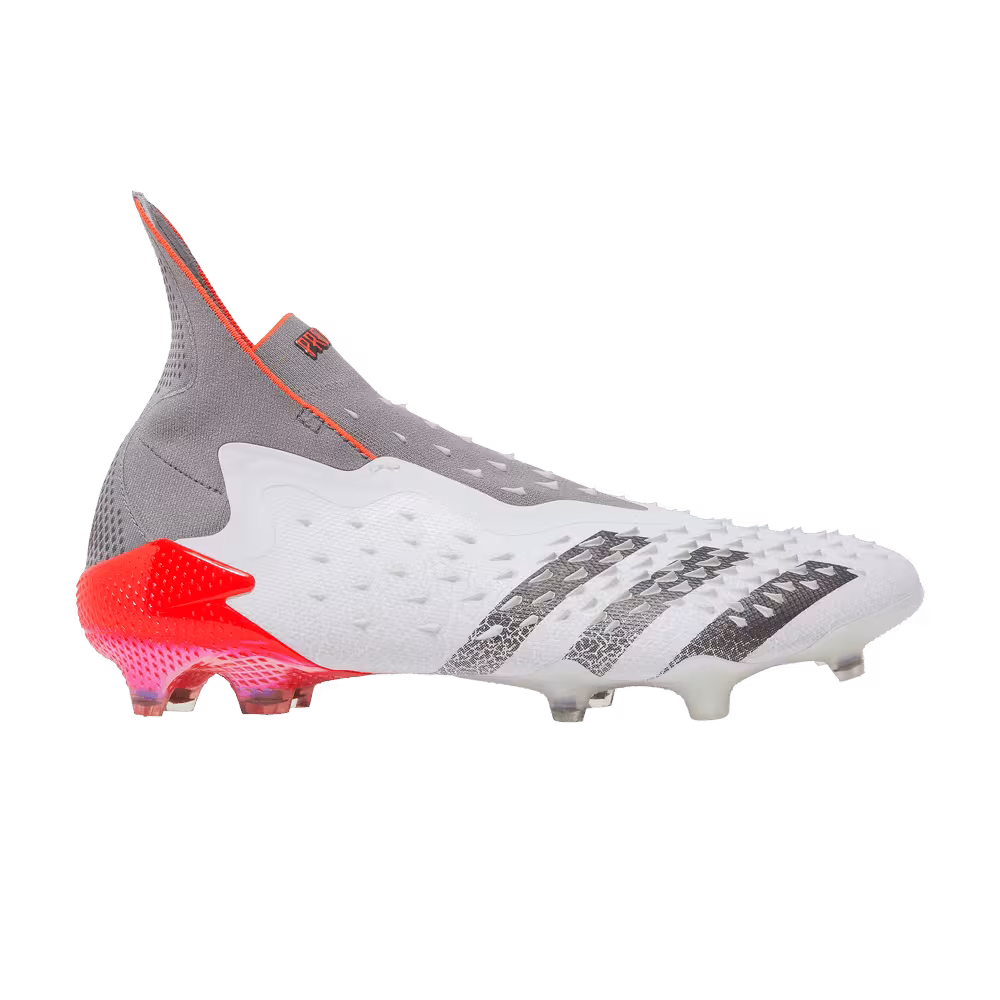 adidas Predator Freak+ FG Demonskin - White Solar Red