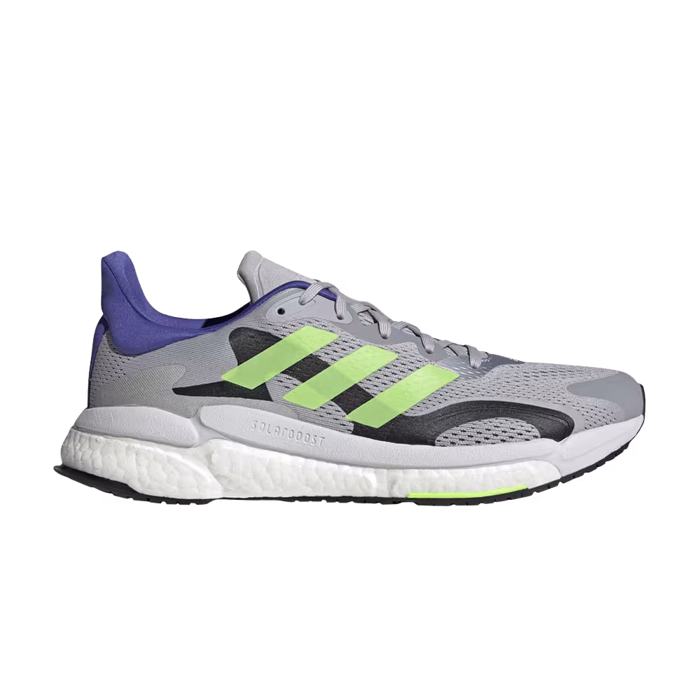 Adidas Solar Boost 3 Halo Silver Signal Green