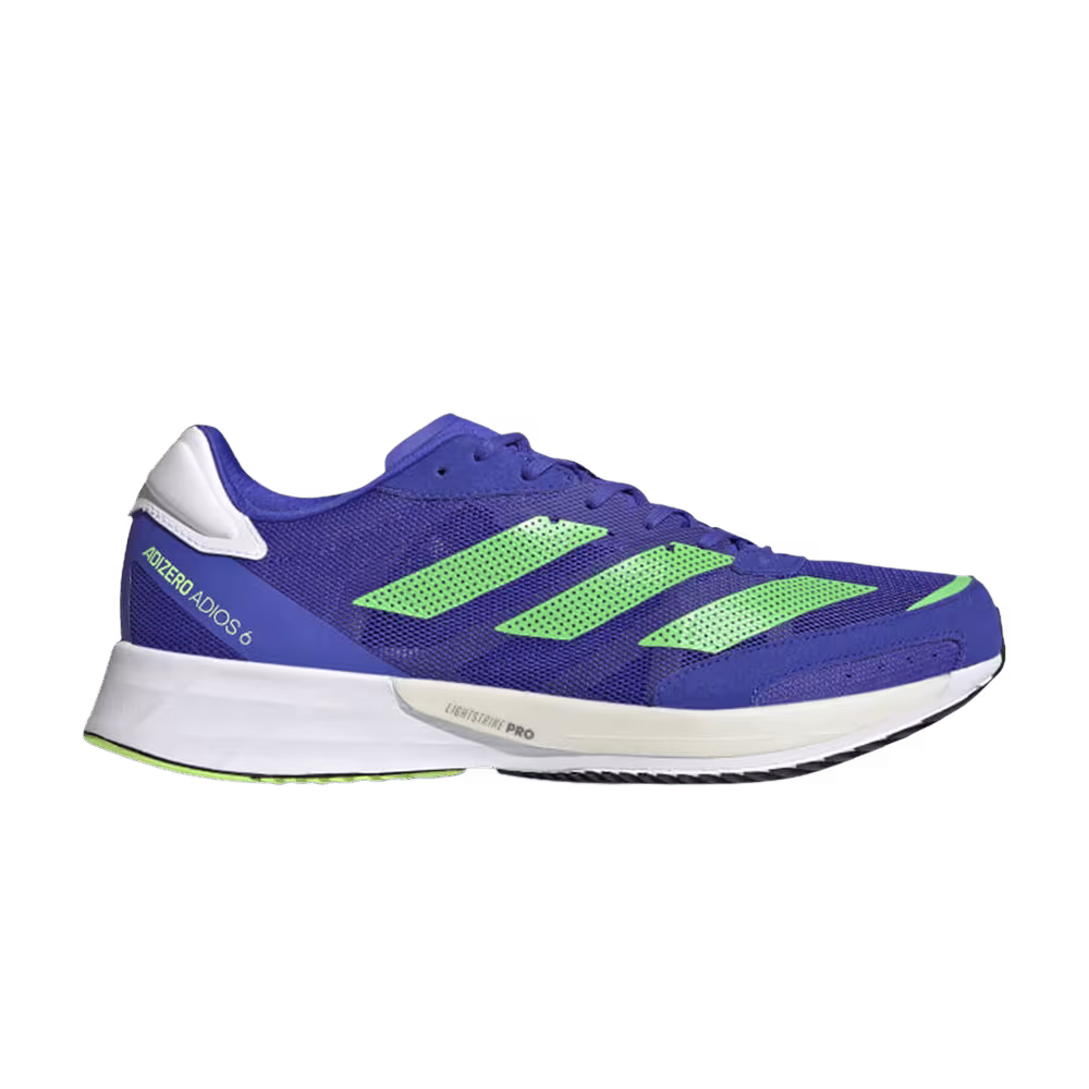 Adidas Adizero Adios 6 Sonic Ink Screaming Green