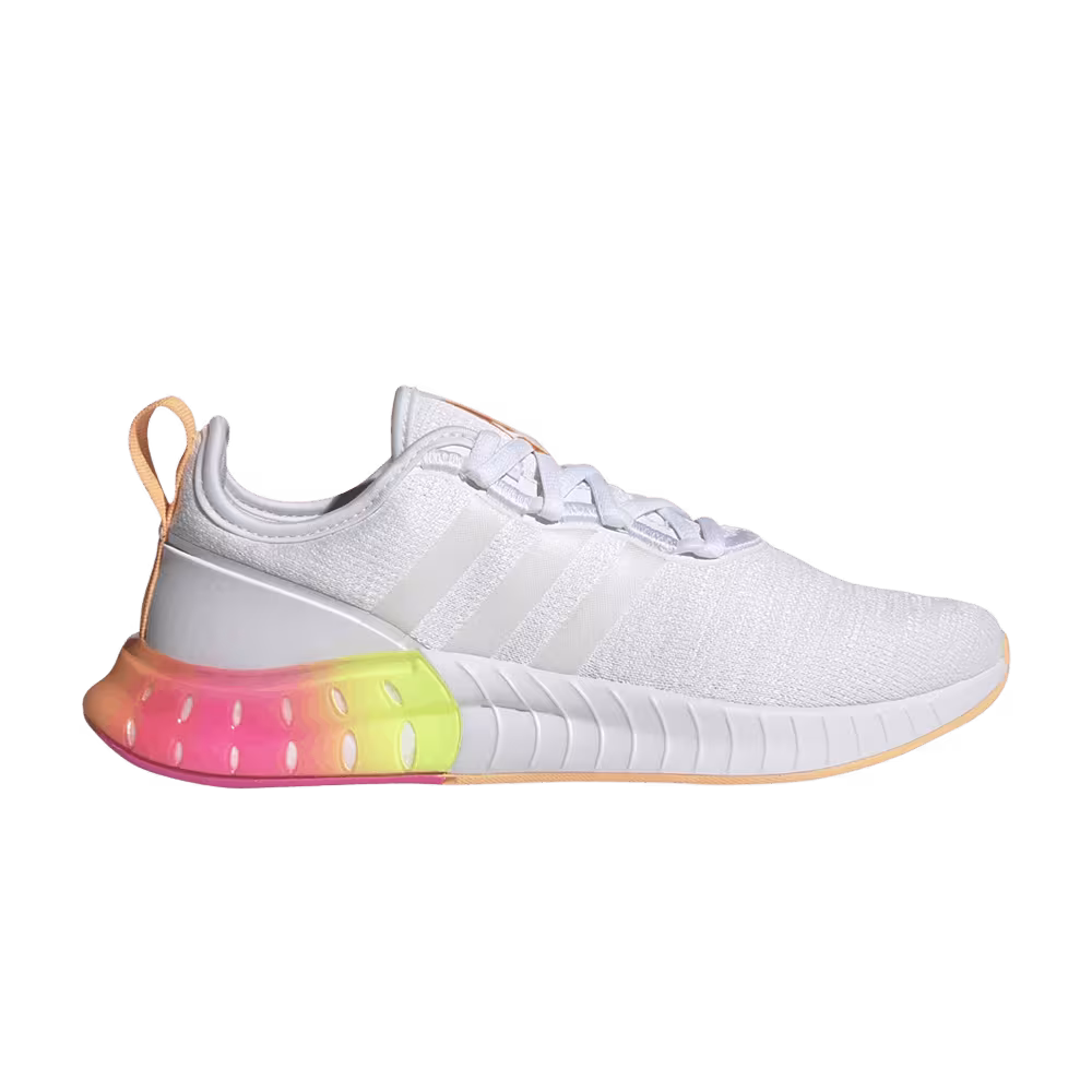 Adidas Women's Kaptir White Acid Orange