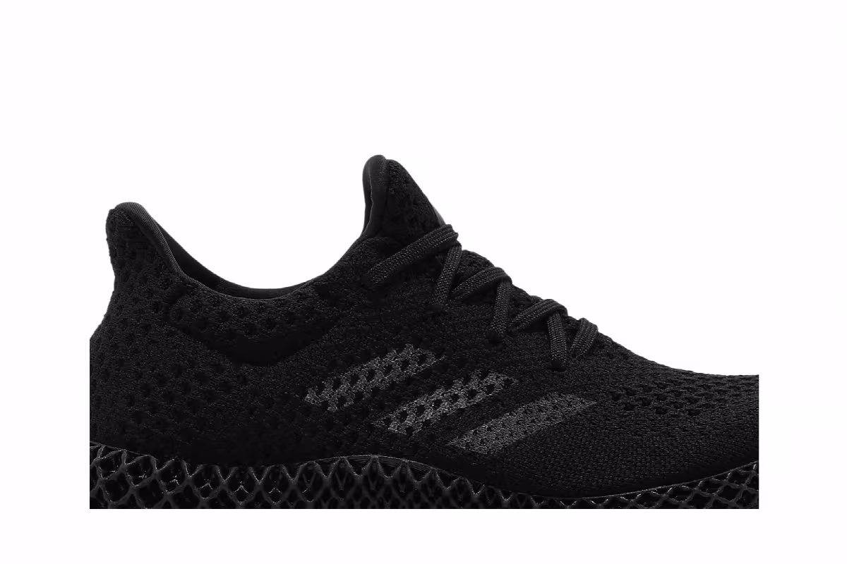 adidas Men's Futurecraft 4D Black Carbon, view 3