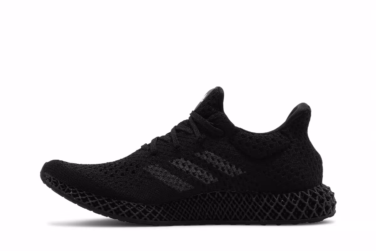 adidas Men's Futurecraft 4D Black Carbon, view 4