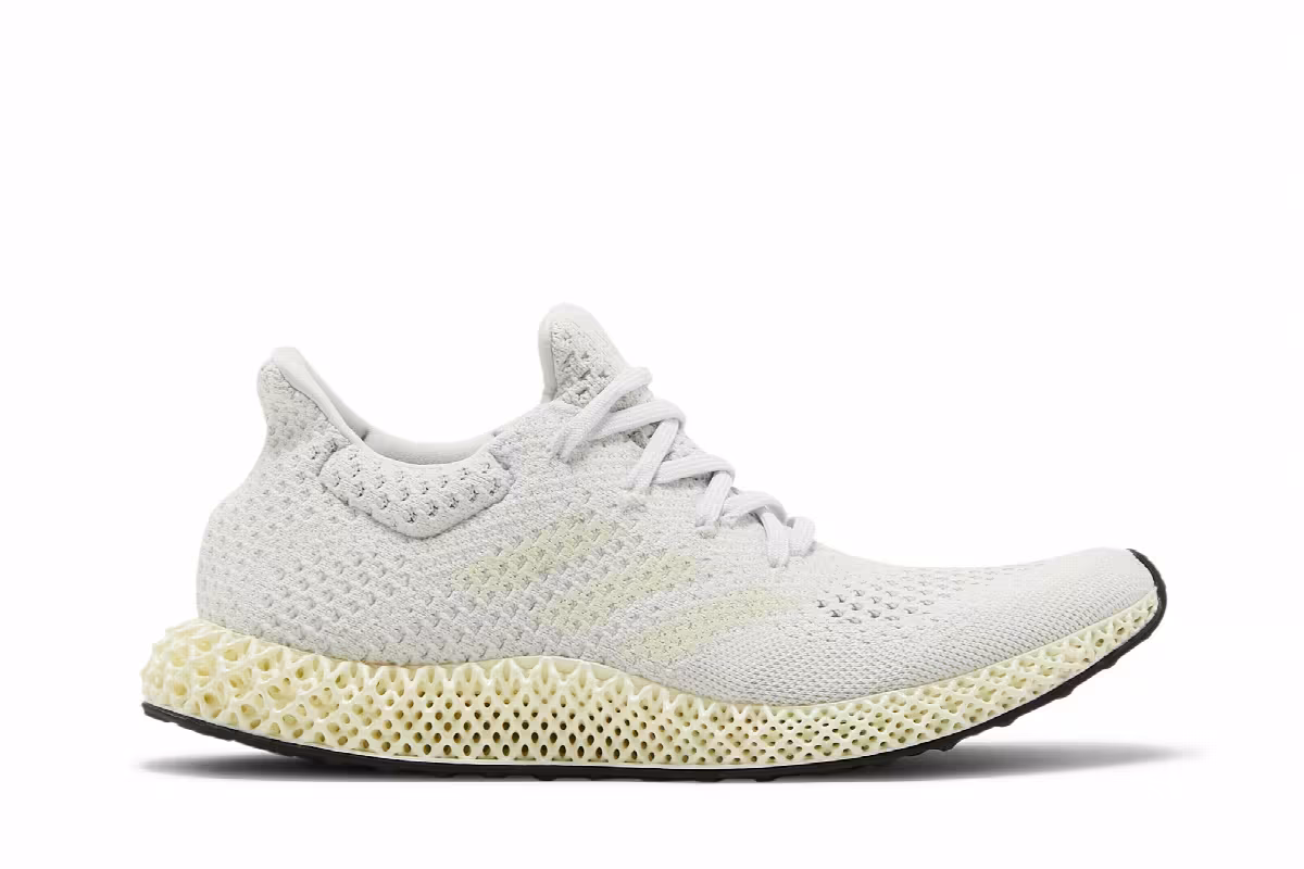 adidas Men's Futurecraft 4D Crystal White, view 2