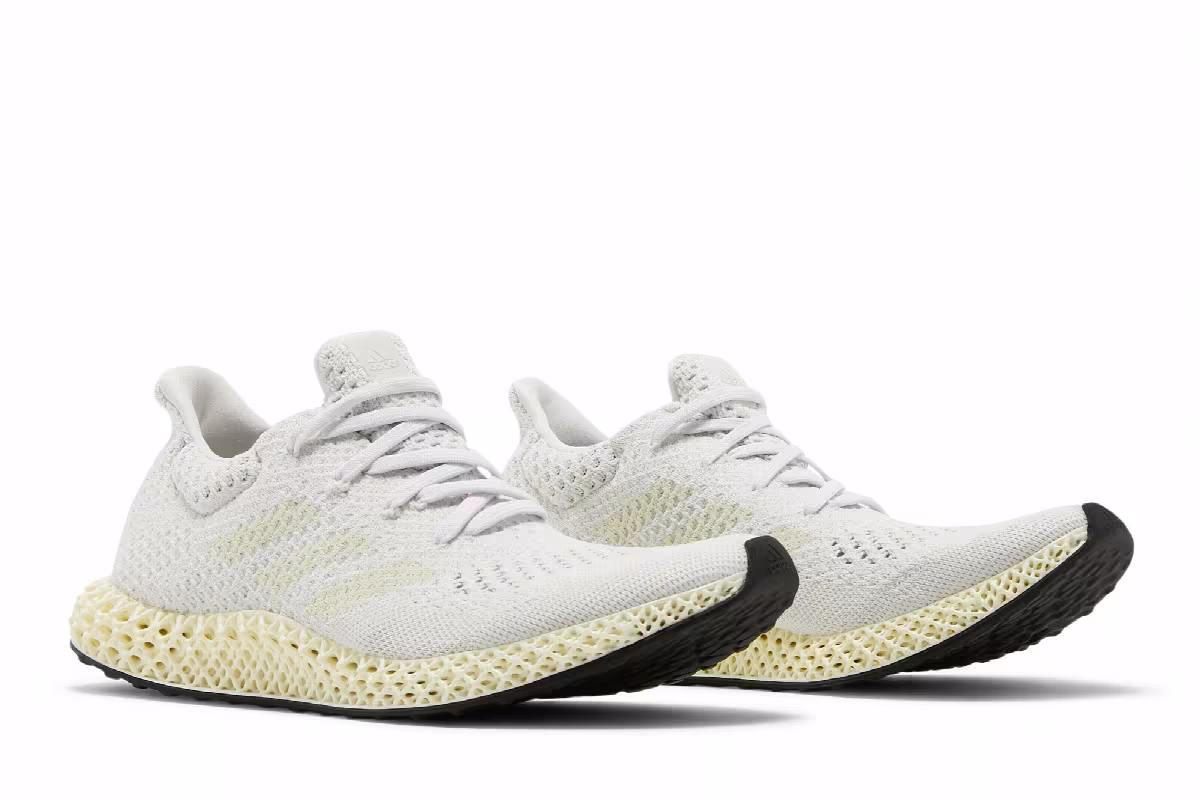 adidas Men's Futurecraft 4D Crystal White, view 9
