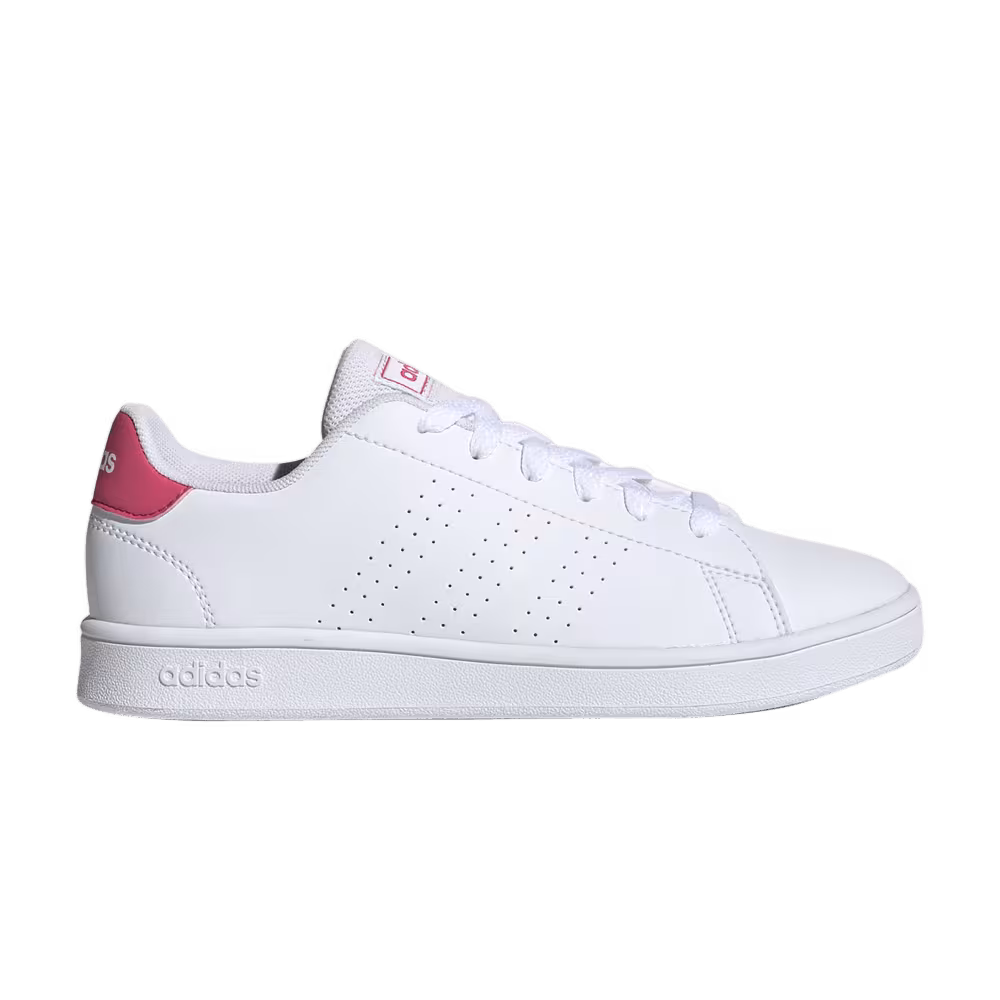 Adidas Advantage J White Real Pink