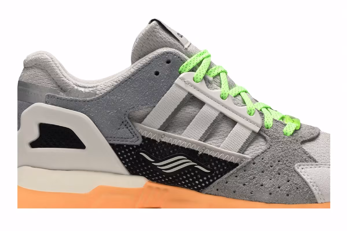 Adidas ZX 10000 C Grey Acid Orange, view 3