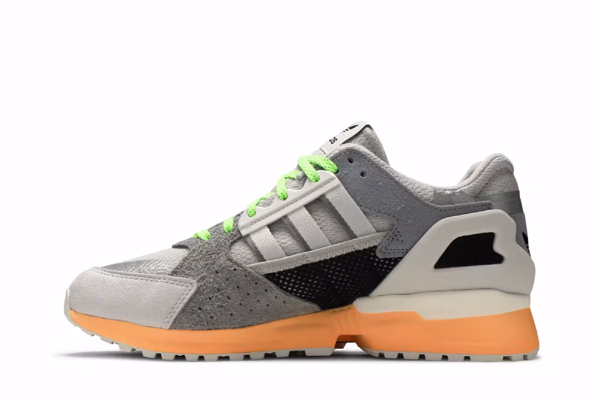 Adidas ZX 10000 C Grey Acid Orange, view 4