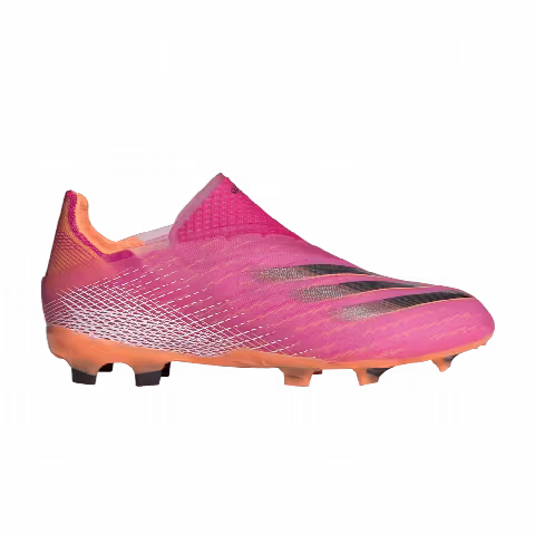 Adidas X Ghosted+ Laceless FG J 'Shock Pink'