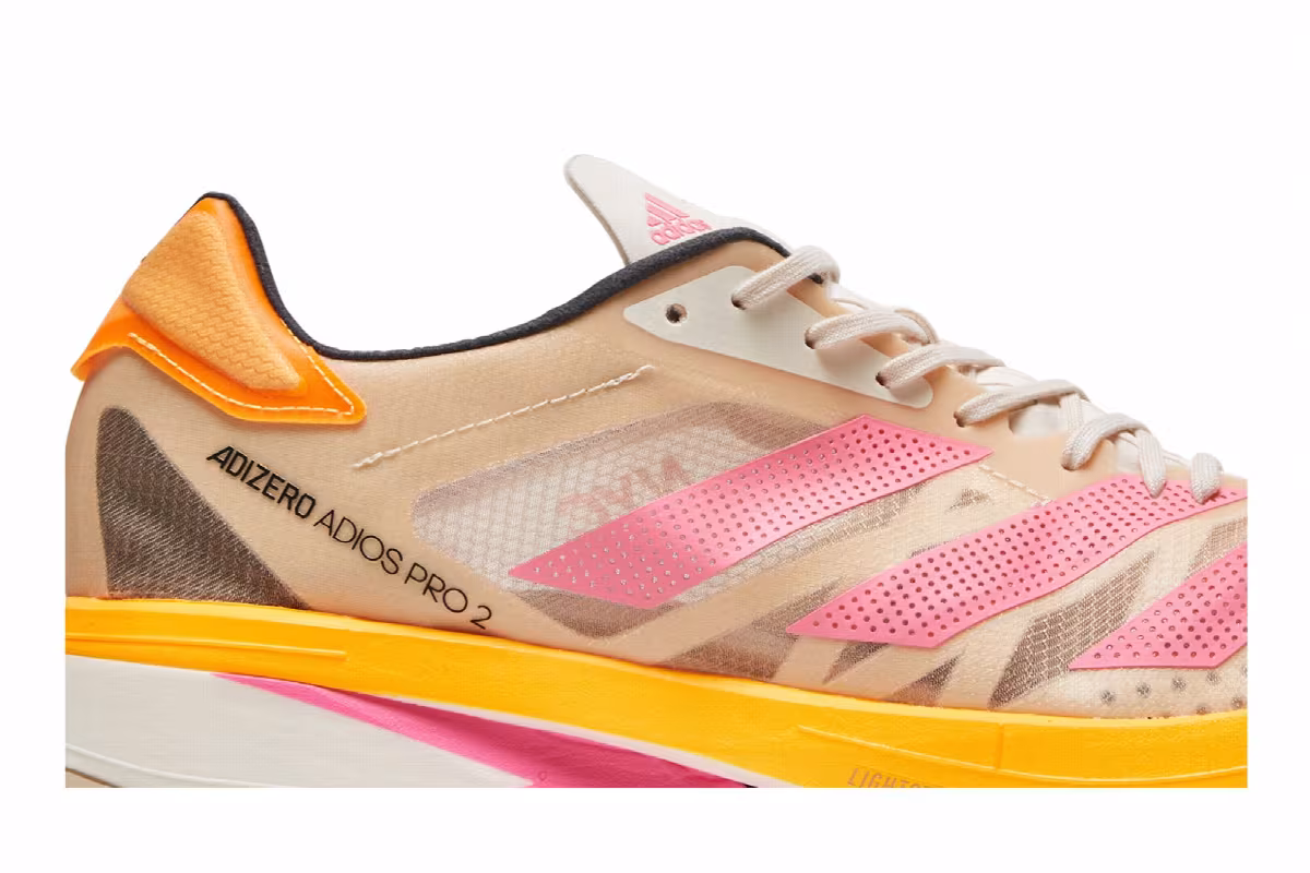 Adidas Adizero Adios Pro 2 Halo Ivory Ultra Pop, view 3