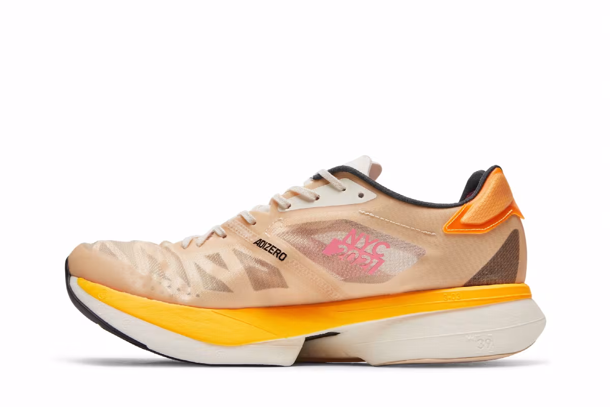 Adidas Adizero Adios Pro 2 Halo Ivory Ultra Pop, view 4