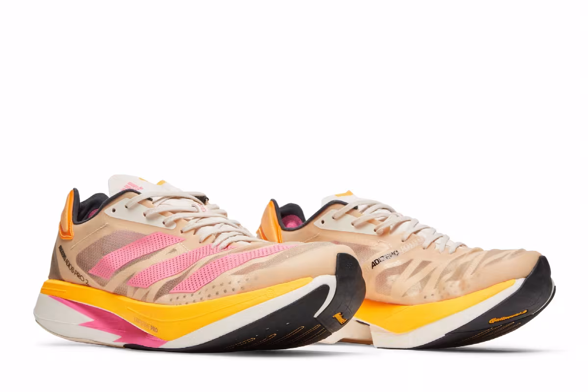 Adidas Adizero Adios Pro 2 Halo Ivory Ultra Pop, view 9