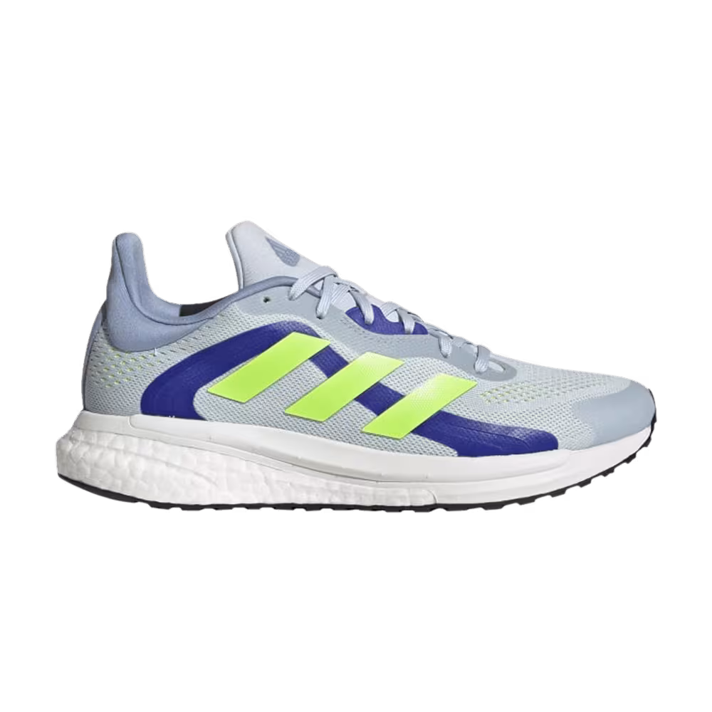 Adidas Women's SolarGlide 4 ST Halo Blue Signal Green
