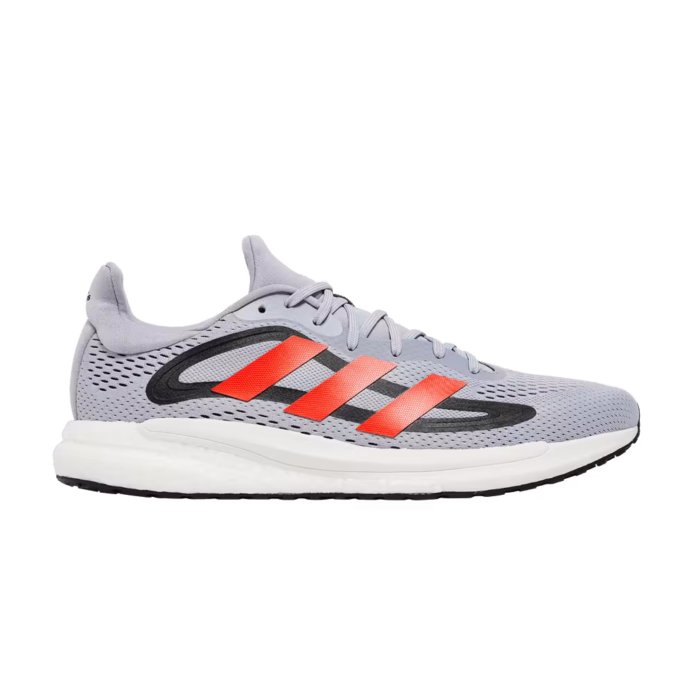 Adidas SolarGlide 4 Halo Silver Solar Red