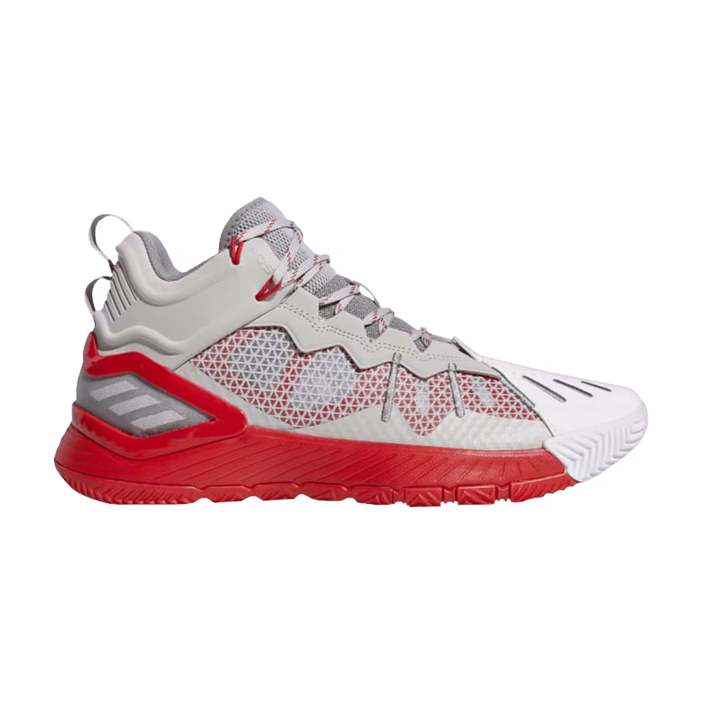 adidas D Rose Son of Chi Godspeed - Grey Vivid Red