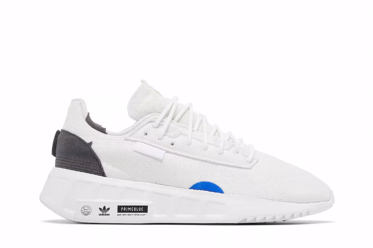 Adidas Geodiver+ Primeblue White Black, view 2