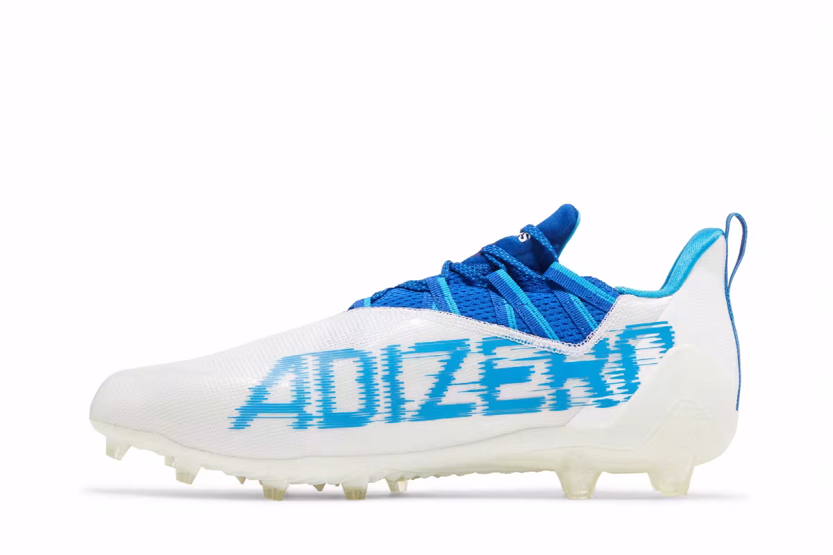 Adidas Adizero 11 White Royal Blue, view 4