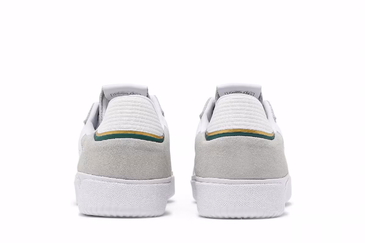 Adidas Tyshawn Low White Collegiate Green, view 7
