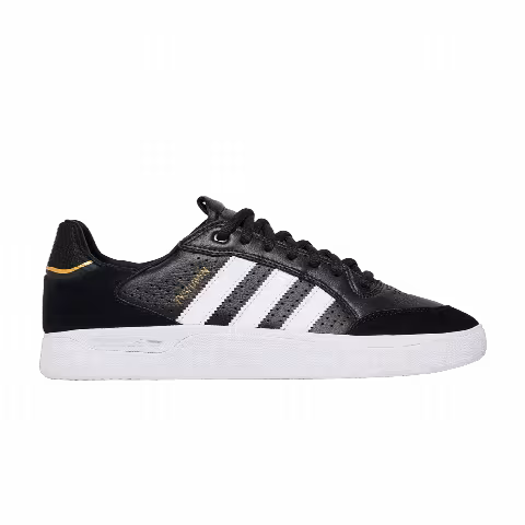 adidas Tyshawn Low 'Black Gold Metallic Leather'
