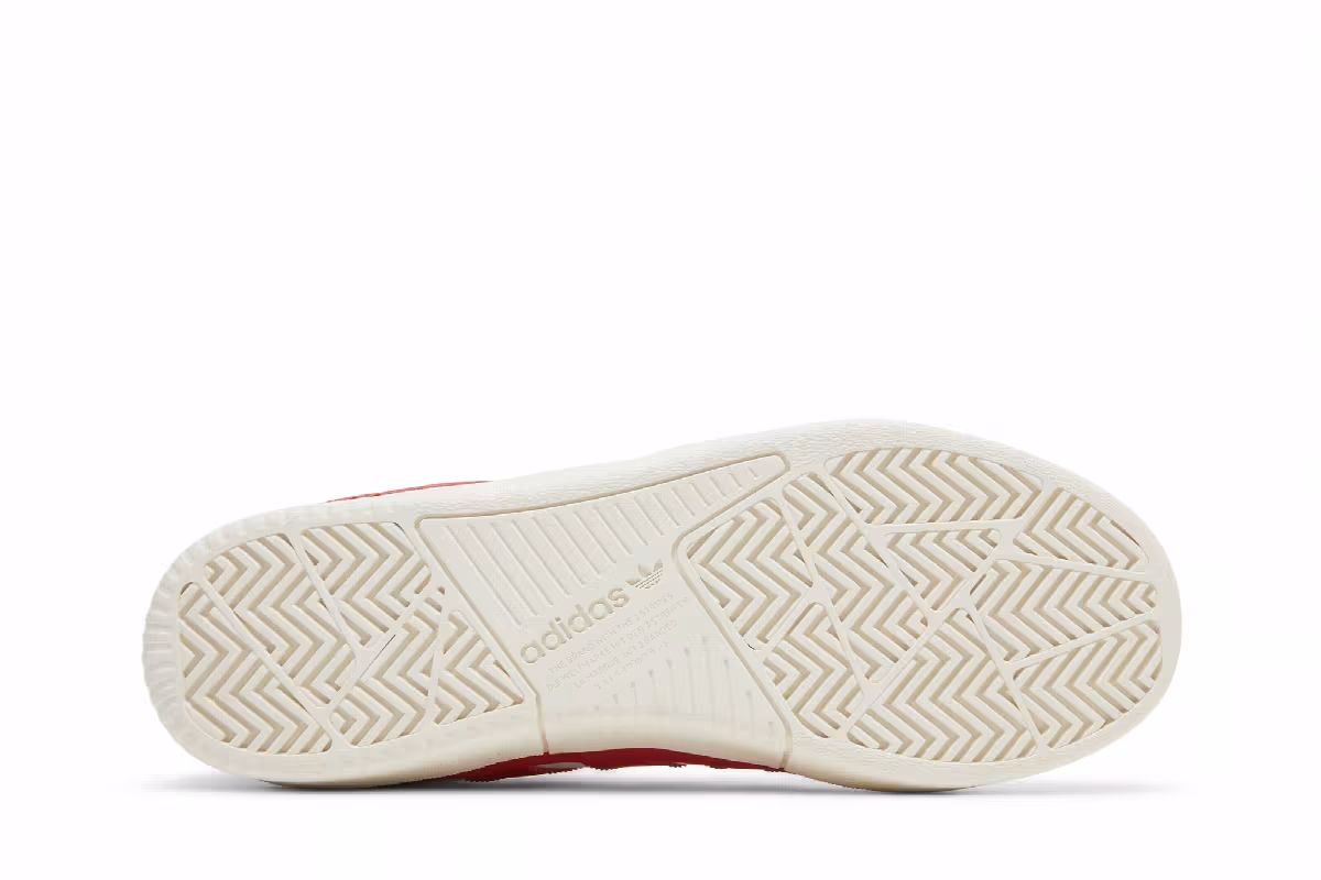 Adidas Tyshawn Mid White Scarlet, view 5