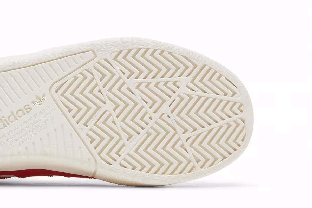 Adidas Tyshawn Mid White Scarlet, view 6