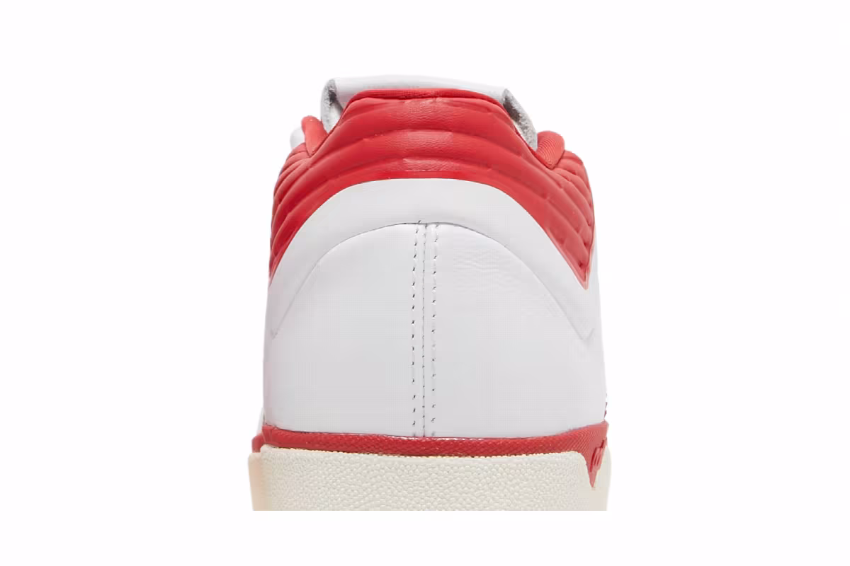 Adidas Tyshawn Mid White Scarlet, view 8