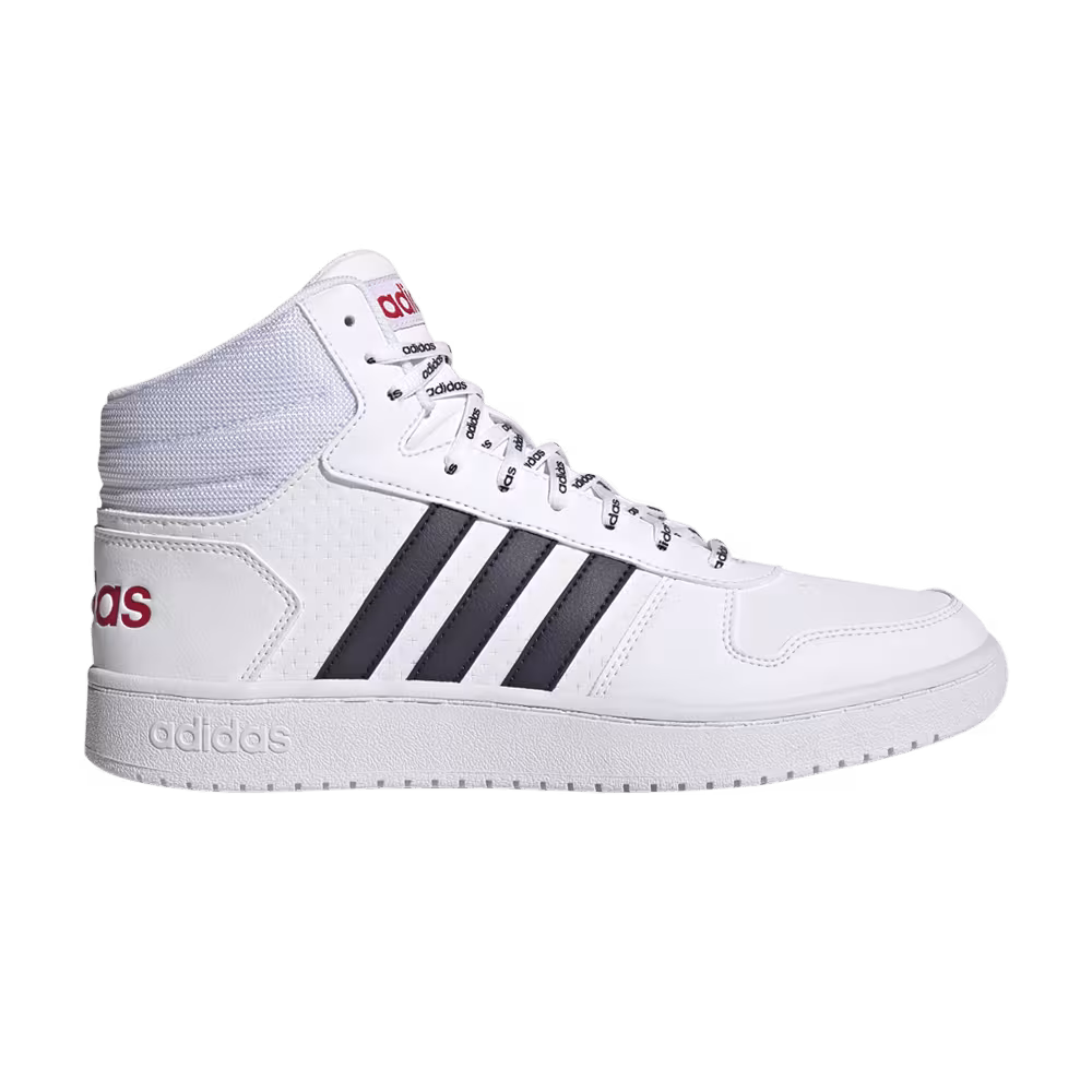 Adidas Hoops 2.0 Mid White Legend Ink