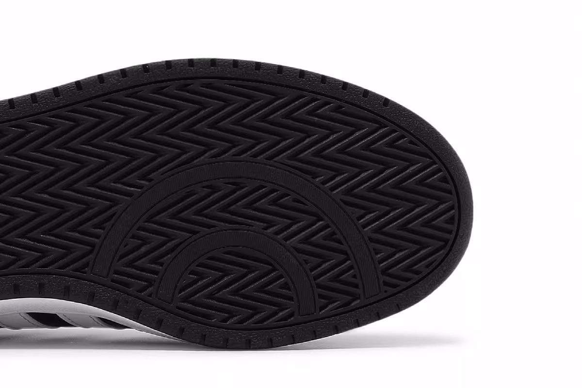 Adidas Hoops 2.0 Mid Black White, view 6