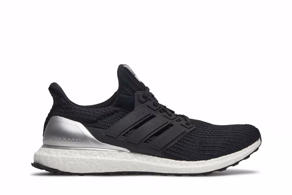 adidas UltraBoost 4.0 DNA Black Silver Metallic, view 2