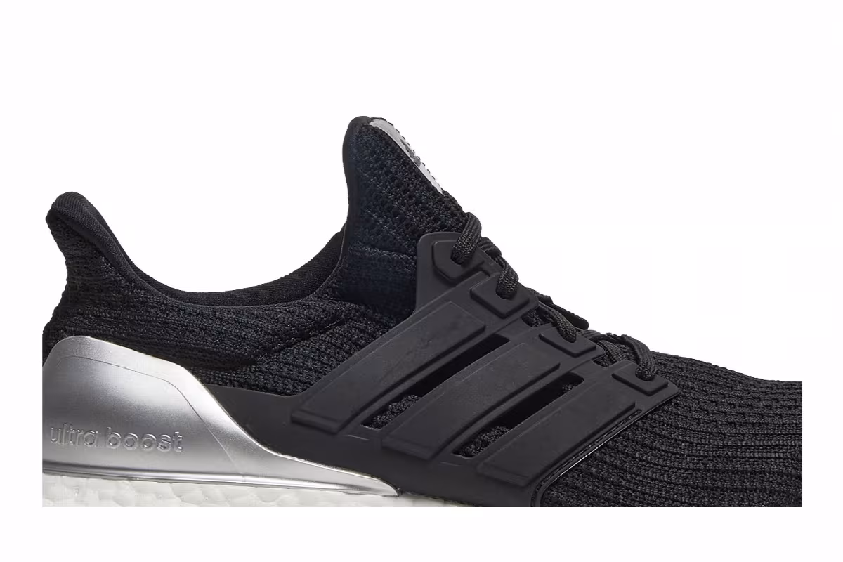 adidas UltraBoost 4.0 DNA Black Silver Metallic, view 3