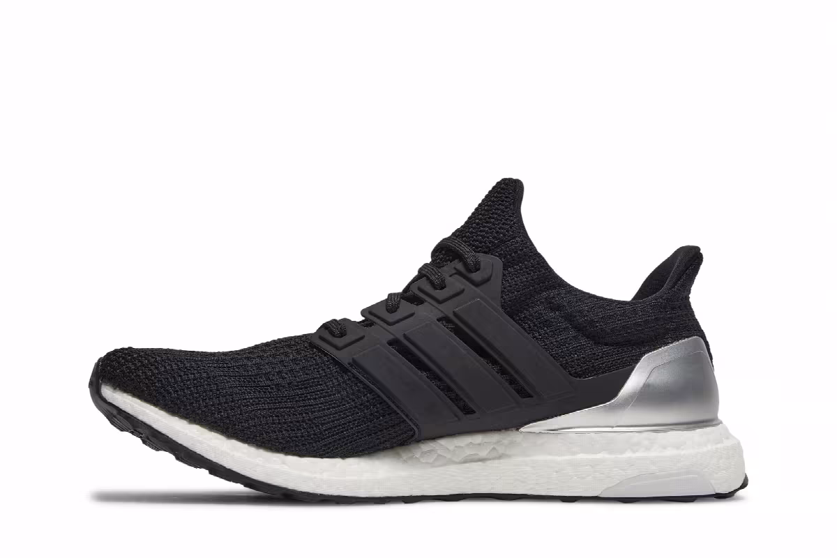 adidas UltraBoost 4.0 DNA Black Silver Metallic, view 4