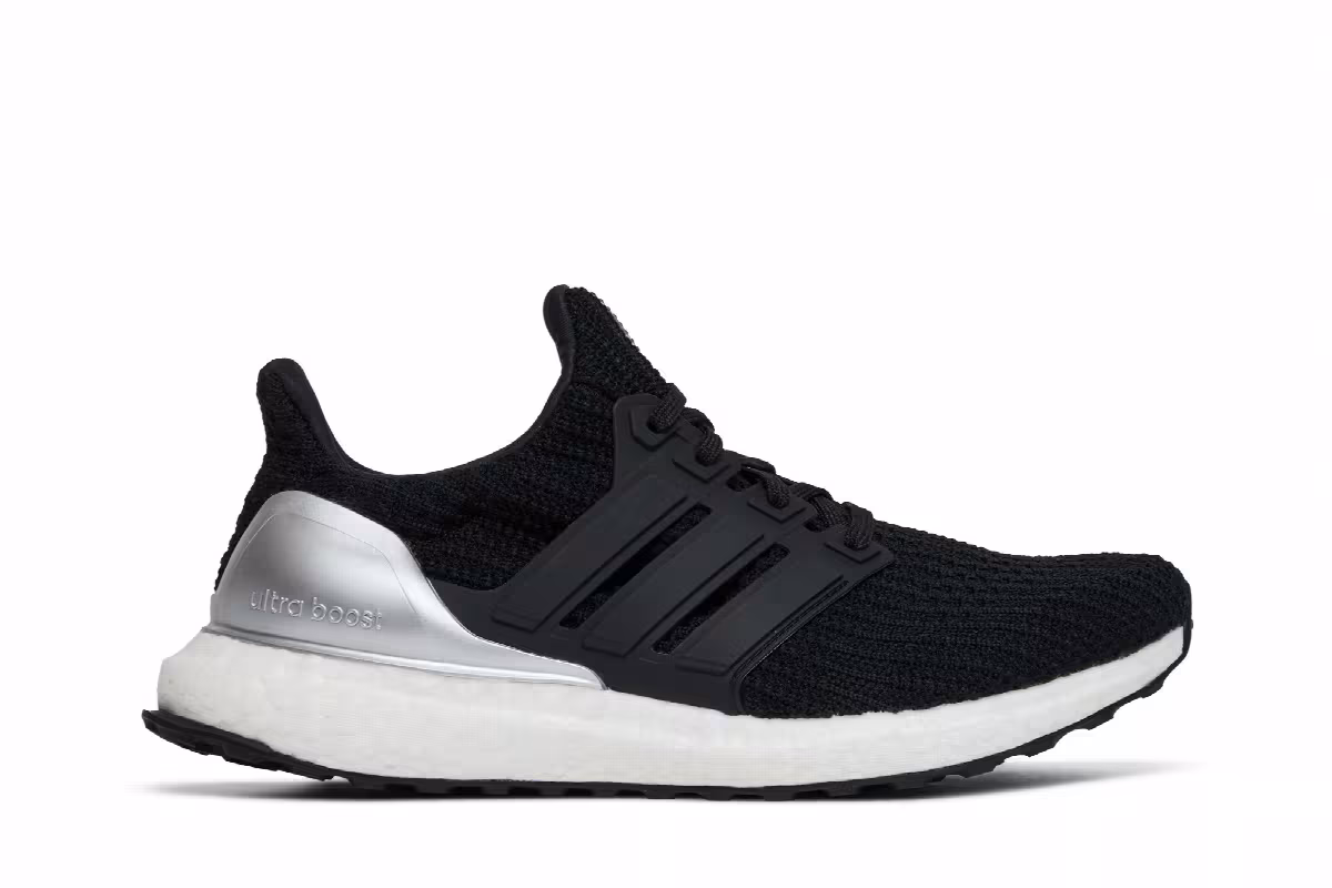 adidas UltraBoost DNA 4.0 J Black Silver Metallic, view 2