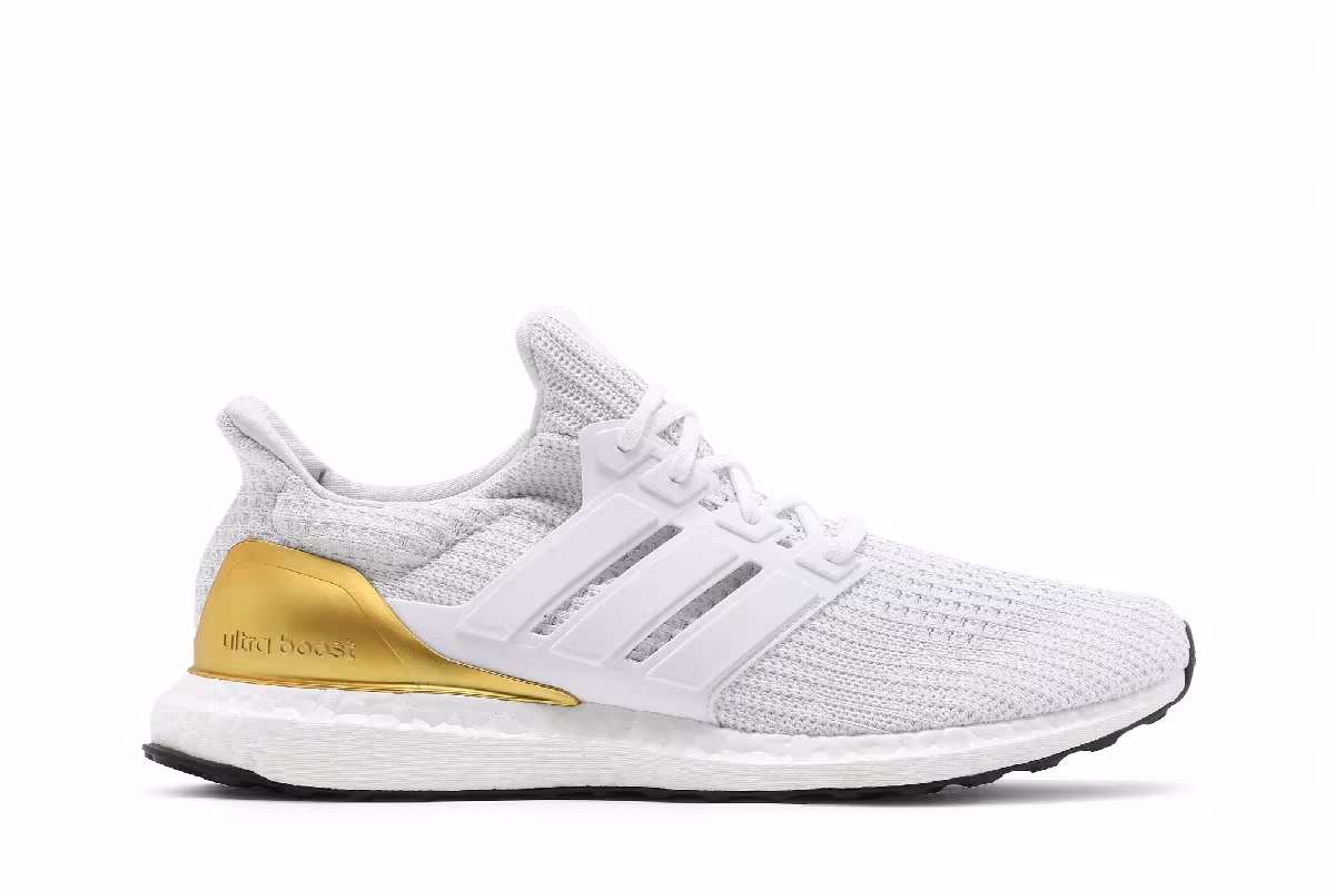 adidas UltraBoost 4.0 DNA White Gold Metallic, view 2