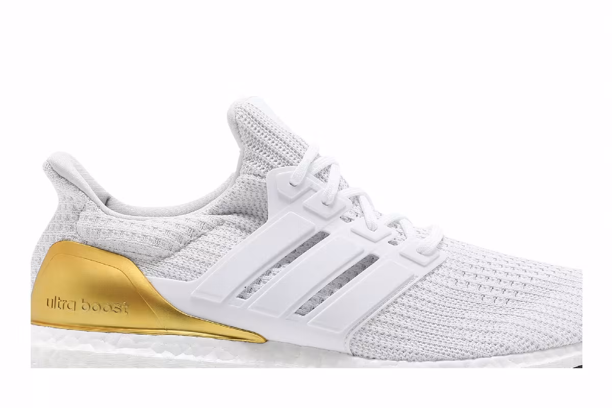 adidas UltraBoost 4.0 DNA White Gold Metallic, view 3