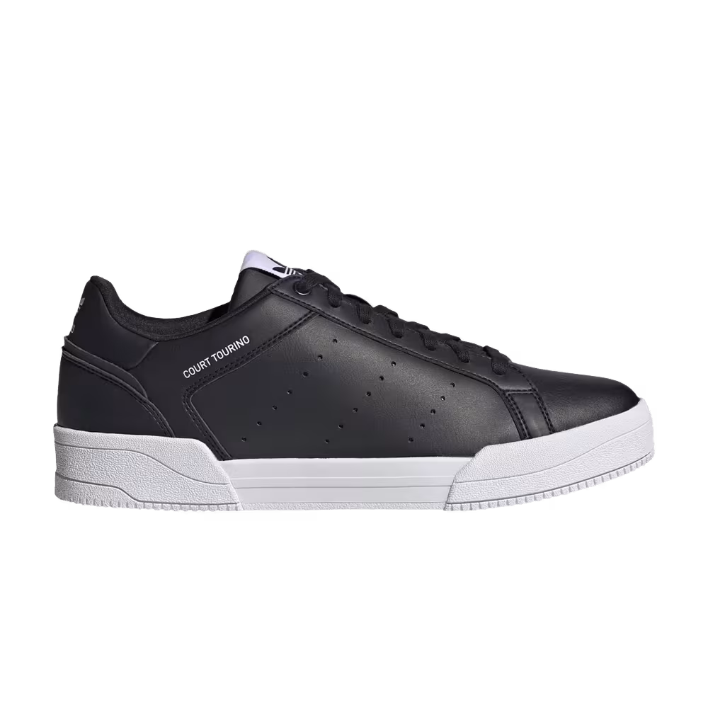adidas Court Tourino Black White