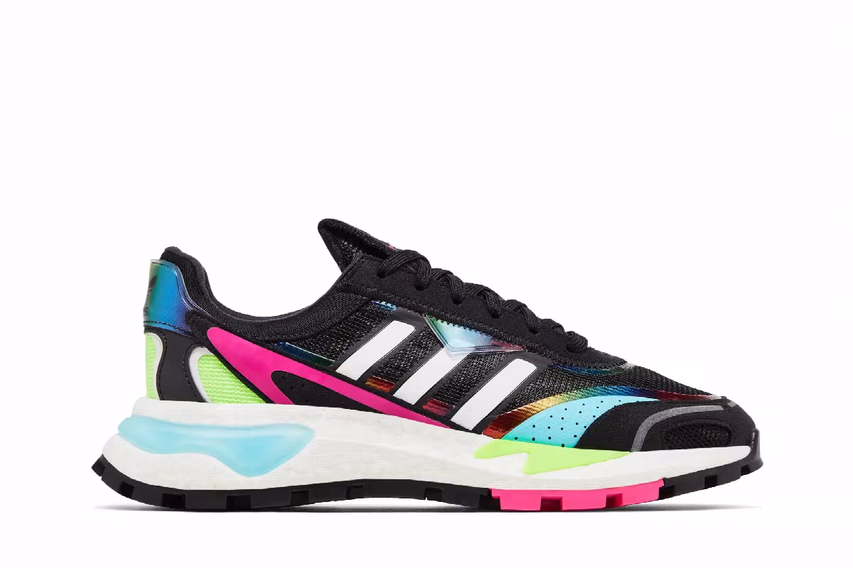 Adidas Retropy P9 Black Multi, view 2