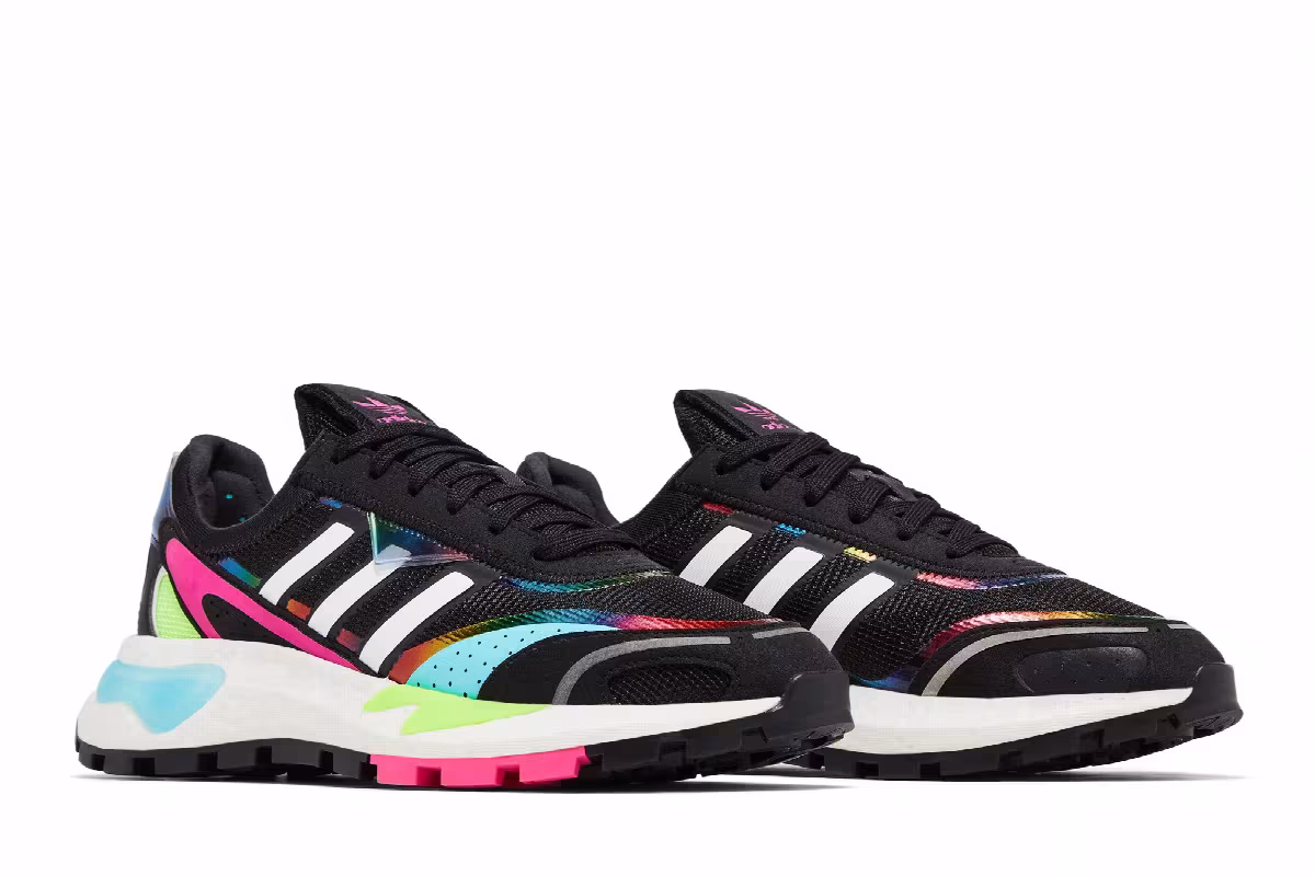 Adidas Retropy P9 Black Multi, view 9