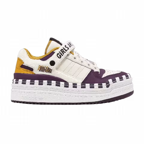 Girls Are Awesome x adidas Wmns Triple Platforum Low 'White Purple Beauty'