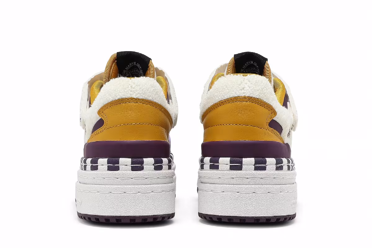 Girls Are Awesome x adidas Women's Triple Platforum Low White Purple Beauty, view 7