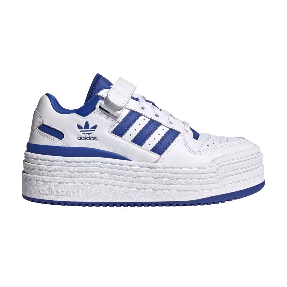 adidas Triple Platforum Low White Royal Blue