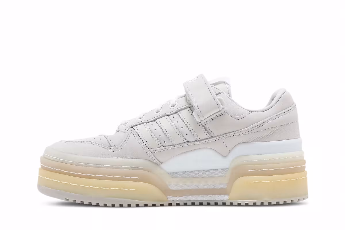 adidas Women's Triple Platforum Low Crystal White, view 4