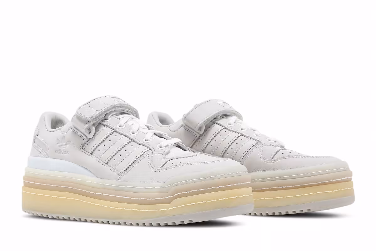 adidas Women's Triple Platforum Low Crystal White, view 9