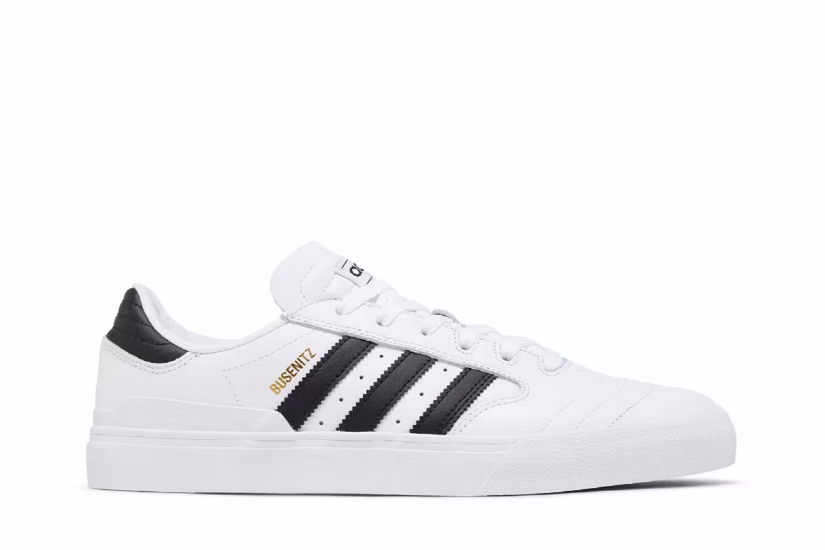 Adidas Busenitz Vulc 2 White Black, view 2