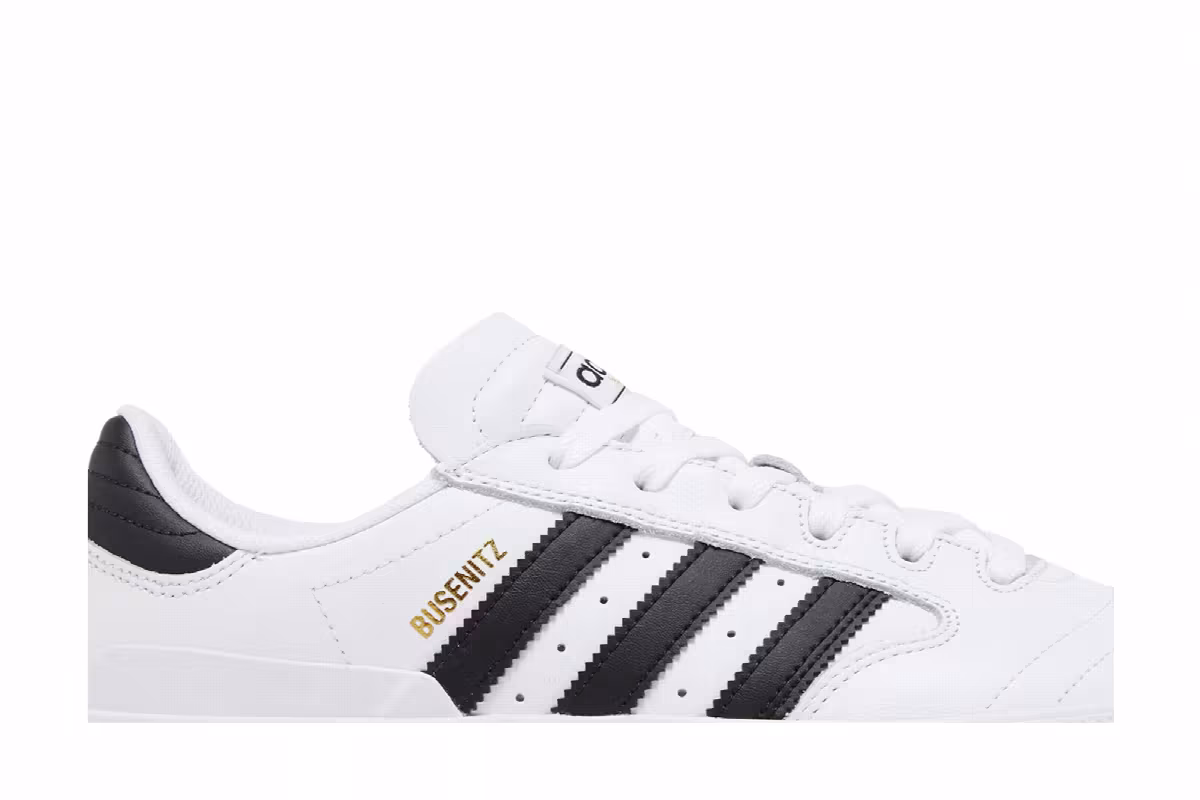 Adidas Busenitz Vulc 2 White Black, view 3